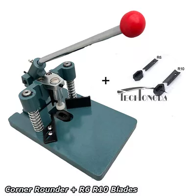 $108.10 • Buy Techtongda Desktop Manual Fillet Corner Rounder Punch Cutter Machine R6 R10