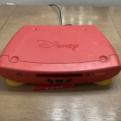 Disney Mickey Mouse Red TV DVD Base No Remote As Is / For Parts Only Powers On • $37.49