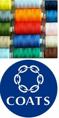 Coats Moon Sewing Machine Polyester Thread Cotton 1000yard 4 REELS FOR £6.50 • £6.50