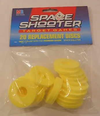 Space Shooter Replacement Foam Discs 20 Count Milton Bradley 4540 95-96 Vintage • $19.99