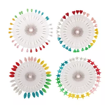 £2.79 • Buy Plastic Headed Extra Long Pins Asst Colours For Dress Making Craft Alterations 