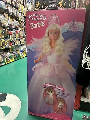 My Size Princess Barbie Life Size 3 Feet Tall Vintage 1992 Doll In Original Box • $215.99