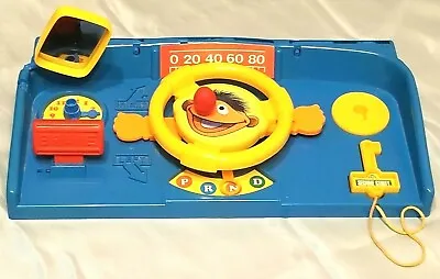 Vintage Baby Toddler 1977' Sesame Street Driving Dashboard Car Interactive Toy • $16.98