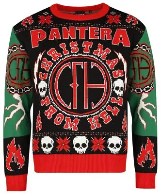 Bravado Psycho Holiday Pantera Holiday Sweater Christmas Jumper Heavy Metal Band • $88