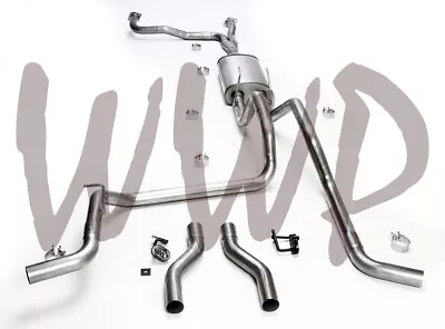 Dual Stainless 3  CatBack Exhaust System For 04-15 Nissan Titan 5.6L - No Tips • $399.95