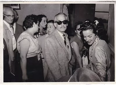 MARIA FELIX IN SAN JOSE WITH ANDRES SOLER Candid Costa Rica 1955 Original Photo • $24.99