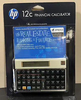 Hewlett Packard Hp 12c Financial Calculator Real Estate Banking Accounting Rpn • $29.99