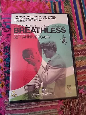 £3 • Buy BREATHLESS (A Bout De Souffle) DVD Jean-Luc Godard 50th Anniversary Digitally...