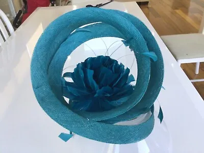 $50 • Buy Fiona Aqua Millinery, Perfect For Spring Racing Carnaval