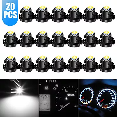 20x White T3 Neo Wedge Dashboard A/C Climate Control HVAC Switch LED Light Bulbs • $9.48