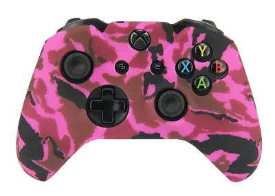Silicone Cover For XBOX ONE Controller Skin Case Hot Pink Camo • $11.90