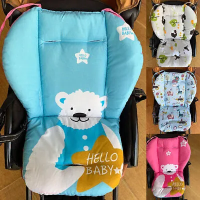 Universal Soft Thick Baby Stroller Seat Cover Cartoon Car Seat Cushion Cover Pad • £9.52