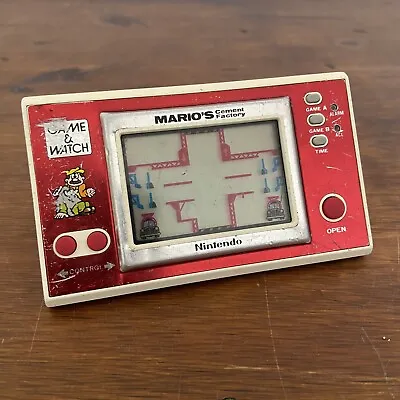 NINTENDO Game & Watch Mario’s Cement Factory AS-IS • $59.99