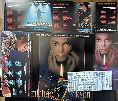 Michael Jackson 30th Anniversary Signed Program With Unused Ticket • £600