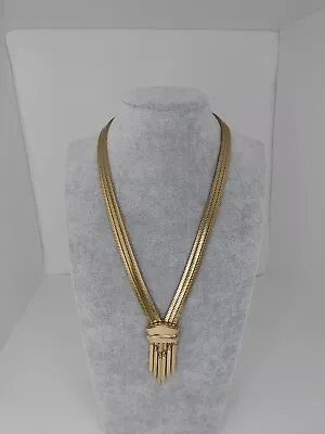 Monet Vintage Necklace Gold Tone • $54.50