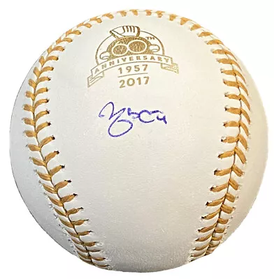 Yadier Molina Signed 60th Anniversary Gold Glove Baseball Cardinals JSA Witness • $899.99