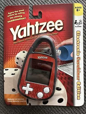 2011 Yahtzee Handheld Electronic Game Carabiner Edition 1734 W/2 Batteries New • $41.10