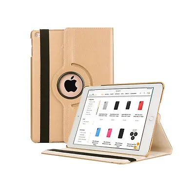 Leather 360 Rotating Shockproof Case Cover Fits IPad Air 2/iPadGen6th/Pro9.7 UK • £4.49