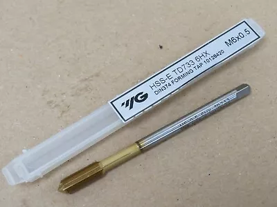 YG1 M6 X 0.5 HSS-E Metric Fine TiN Coated Forming Roll Tap • £12.50