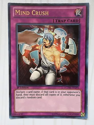 Mind Crush - Ultra Rare - 1st Edition - LCYW-EN295 - Yu-Gi-Oh! • $3.10