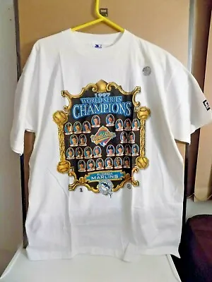 Florida Marlins 1997 World Series Champions Player Portrait T-Shirt (L) • $30