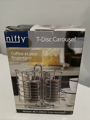 Nifty Solutions T-Discs Pod Carousel Holder Coffee Storage Organizer Cup Rack • $40