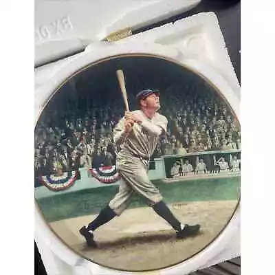 Delphi Babe Ruth The Called Shot Large 8  Plate Bradford Exchange • $25