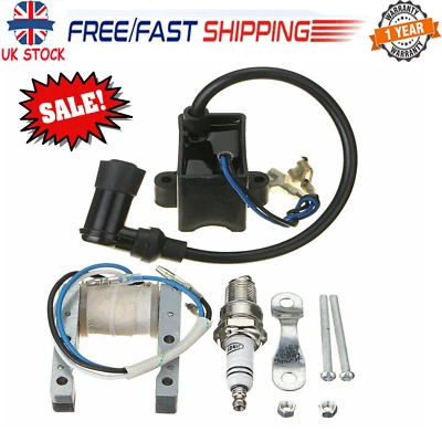 £17.59 • Buy CDI Ignition Coil Magneto Kit Fit 2 Stroke 49cc 50 60 80cc Engine Motorized Bike