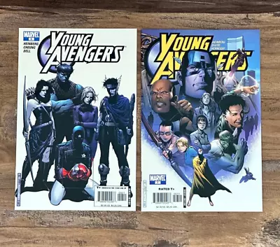 Young Avengers #6-#7 Comic Book Lot (Marvel Comics 2005) • £20.27