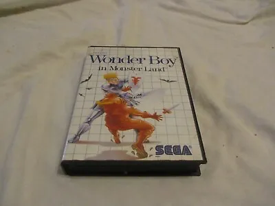 Sega Master System Super Wonder Boy In Super Monster Land Game • $34.99