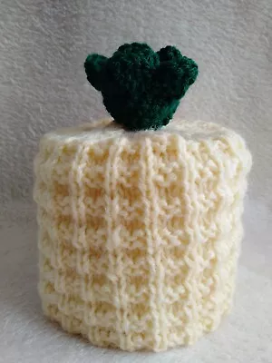 £7.99 • Buy Hand Knitted Pinapple Toilet Roll Cover