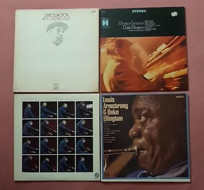 Duke Ellington 4 LP LOT Fantasies The Pianist New Orleans Suite Louis Armstrong • $16