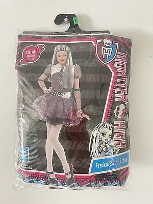 NWT Monster High Frankie Stein Costume Size Med 8-10 Halloween Kids Child • $19.80