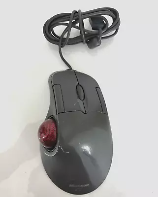 Microsoft Trackball Optical 1.0 PS2 USB Compatible X08-70386 Mouse • $26.99