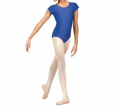 £8.99 • Buy Girls Nylon Short Sleeve Leotard Shiny Nylon -Gymnastics, Dance, Ballet