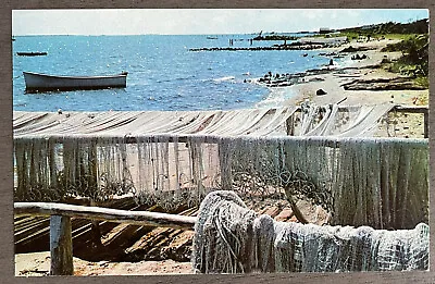 Myrtle Beach South Carolina Fishing Scene Vintage Postcard • $11.80