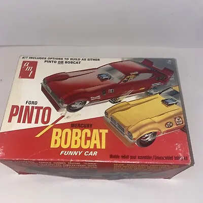 Vintage AMT Model Car Kit Ford Pinto / Mercury Bobcat Funnny Car ￼parts Sealed • $75