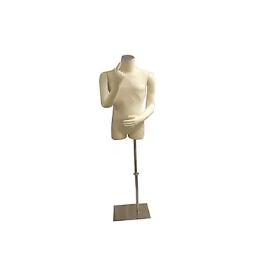 Male Mannequin Body Dress Form #M01arm-JF+BS-05 • $139