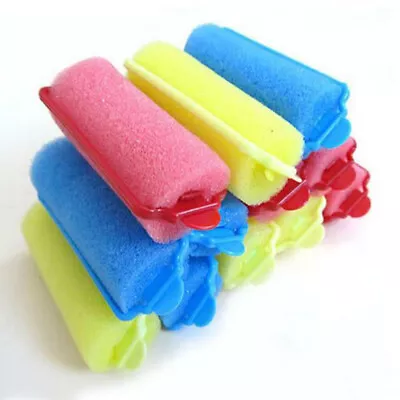 Magic Foam Cushion Rollers Sponge Hair Care Vintage Styling Soft Curler 12pcs • $10.69