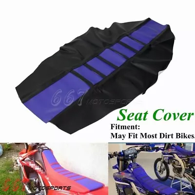 Dirt Bike Rubber Soft Seat Cover For Yamaha YZ450F YZ TTR WR 110 125 223 250 450 • $18.99