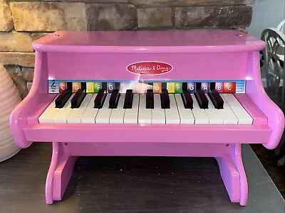 Pink Child Piano Melissa & Doug True Notes Over Two Full Octaves Learn To Play • $24.99