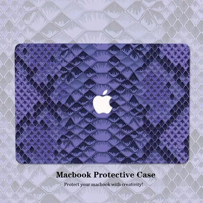Snake Skin Texture Case Cover For Apple Macbook Pro 14 16 15  Air 13 12 11 Inch • £27.58