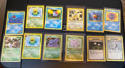 $9.99 • Buy Pokemon 12 Card Vintage Collection Lot! 1st Edition/Holo/Rare