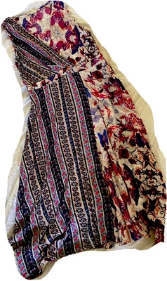 $15 • Buy Life & Style Size 12 Hippy Boho Blue& Purple Dress