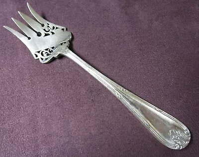 MAPPIN & WEBB Pierced Sardine Fork Antique Silverplate Fabulous No Monogram  • $37.50