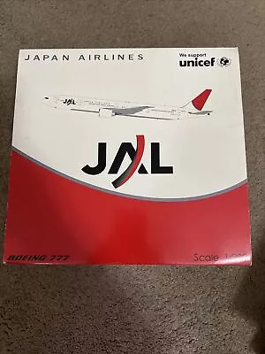 1/200 Jc Wings Xx2844 Japan Airlines Jal Boeing 777-300er 777-346/ER JA741J Red • $76