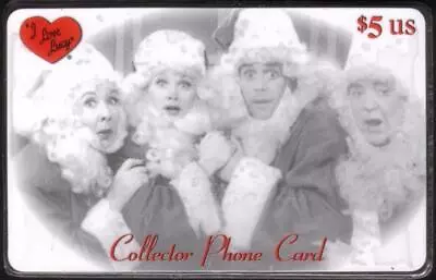 $5. 'I Love Lucy Christmas Show': Lucy Ricky Fred Ethel (1956) Phone Card • $7.23