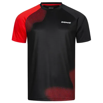 Donic T-Shirt Peak Black/Red • £24.99