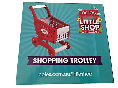 COLES Little Shop Shopping Trolley New Toy First Limited Edition • $29.95