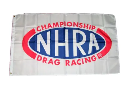 Nhra 3'x5' Flag Banner Drag Racing Man Cave Garage Sgop Wall Decor Fast Shipping • $13.94